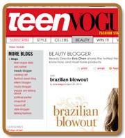 Have you ever wished you could change the texture of your hair? I've been fantasizing about that all my life, and I'm so happy to announce that my dream finally came true with Brazilian Blowout™! Introduced on the west coast just over a year ago, Brazilian Blowout™ is a professional smoothing treatment that quickly made it's way east and has taken Manhattan by storm